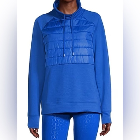 Xersion | Funnel Neck Long Sleeve Sweatshirt (Sz L) - Picture 3 of 7